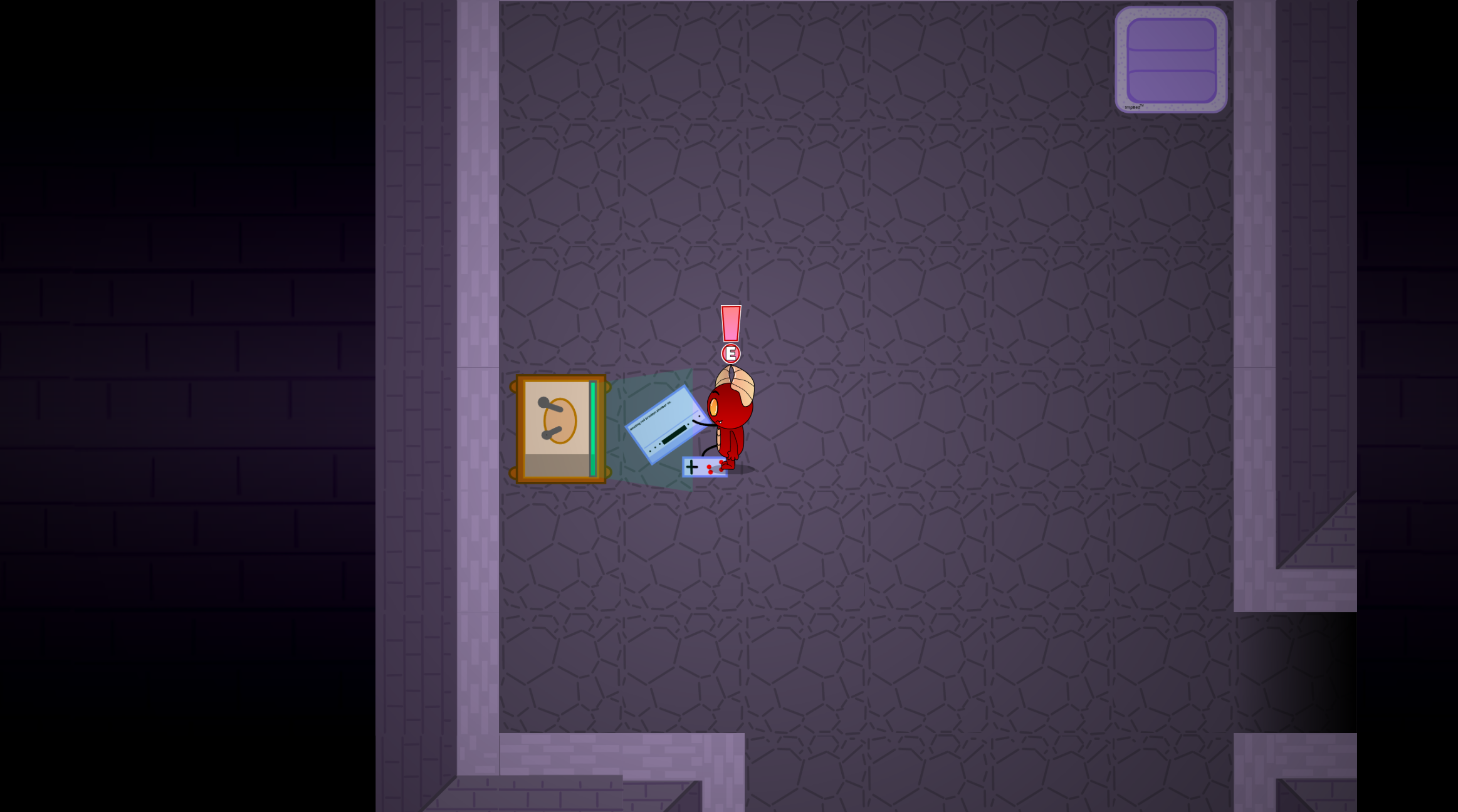 Beefy playing a game